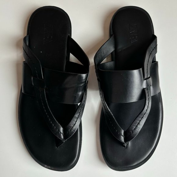 ZARA black sandals - Picture 1 of 5